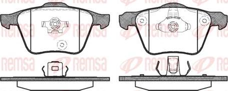 Kawe 1043 00 - Kit de plaquettes de frein, frein à disque cwaw.fr