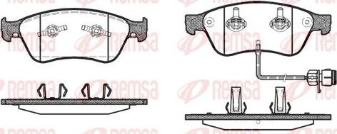 Kawe 1056 12 - Kit de plaquettes de frein, frein à disque cwaw.fr