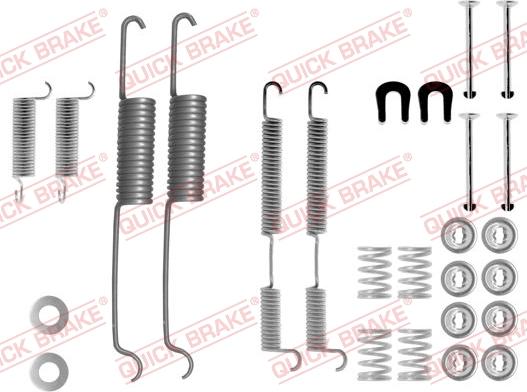 Kawe 105-0518 - Kit d'accessoires, mâchoire de frein cwaw.fr