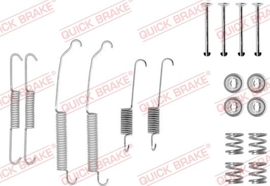 Kawe 105-0618 - Kit d'accessoires, mâchoire de frein cwaw.fr