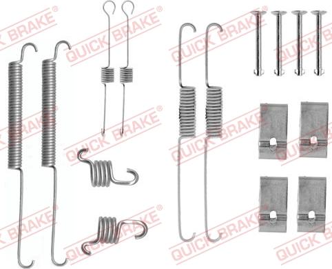 Kawe 105-0688 - Kit d'accessoires, mâchoire de frein cwaw.fr