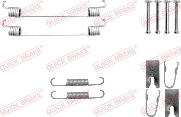 Kawe 105-0042 - Kit d'accessoires, mâchoire de frein cwaw.fr