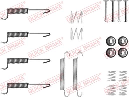 Kawe 105-0047 - Kit d'accessoires, mâchoires de frein de stationnement cwaw.fr