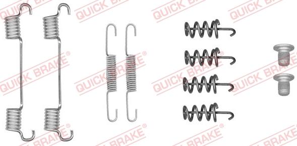 Kawe 105-0051 - Kit d'accessoires, mâchoires de frein de stationnement cwaw.fr