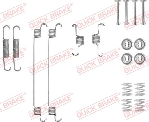 Kawe 105-0018 - Kit d'accessoires, mâchoire de frein cwaw.fr