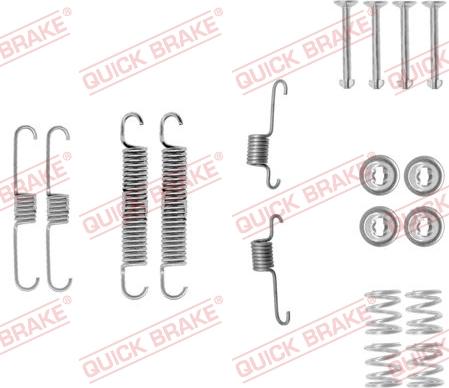 Kawe 105-0012 - Kit d'accessoires, mâchoire de frein cwaw.fr