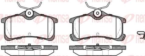 Kawe 1050 02 - Kit de plaquettes de frein, frein à disque cwaw.fr