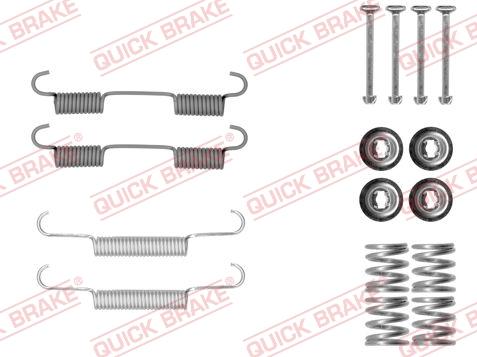 Kawe 105-0896 - Kit d'accessoires, mâchoires de frein de stationnement cwaw.fr