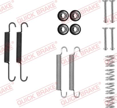 Kawe 105-0893 - Kit d'accessoires, mâchoires de frein de stationnement cwaw.fr