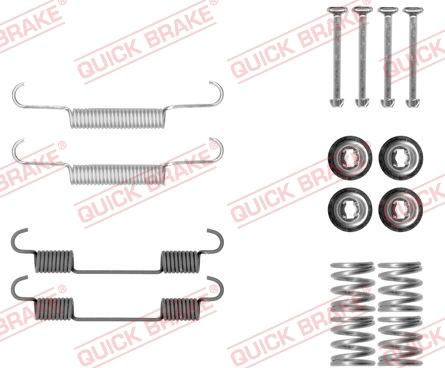 Kawe 105-0897 - Kit d'accessoires, mâchoires de frein de stationnement cwaw.fr