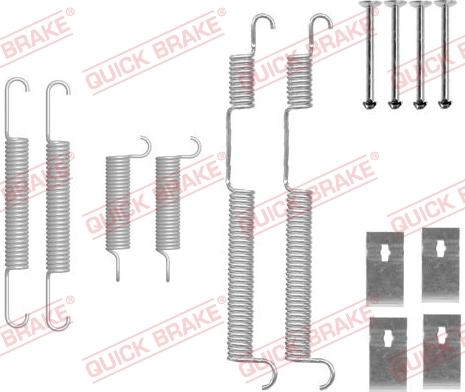 Kawe 105-0844 - Kit d'accessoires, mâchoire de frein cwaw.fr