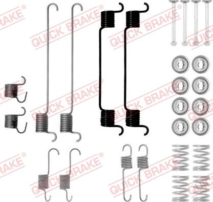 Kawe 105-0802 - Kit d'accessoires, mâchoire de frein cwaw.fr