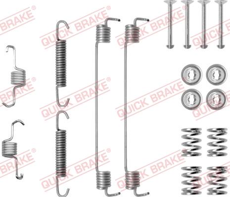 Kawe 105-0819 - Kit d'accessoires, mâchoire de frein cwaw.fr