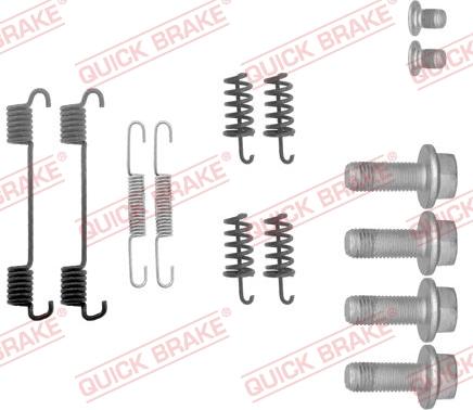 Kawe 105-0878 - Kit d'accessoires, mâchoires de frein de stationnement cwaw.fr