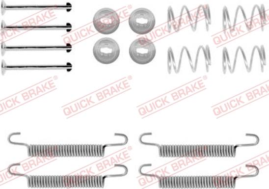 Kawe 105-0791 - Kit d'accessoires, mâchoires de frein de stationnement cwaw.fr