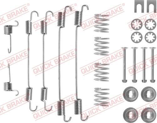 Kawe 105-0747 - Kit d'accessoires, mâchoire de frein cwaw.fr