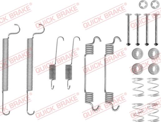 Kawe 105-0766 - Kit d'accessoires, mâchoire de frein cwaw.fr