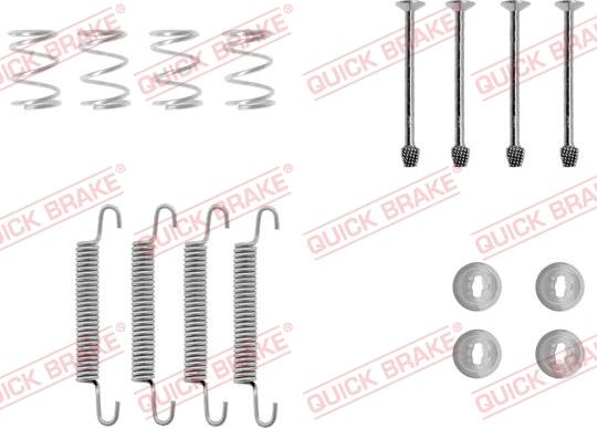 Kawe 105-0711 - Kit d'accessoires, mâchoires de frein de stationnement cwaw.fr