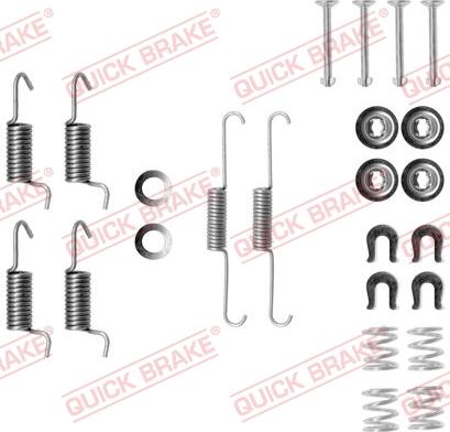 Kawe 105-0788 - Kit d'accessoires, mâchoires de frein de stationnement cwaw.fr