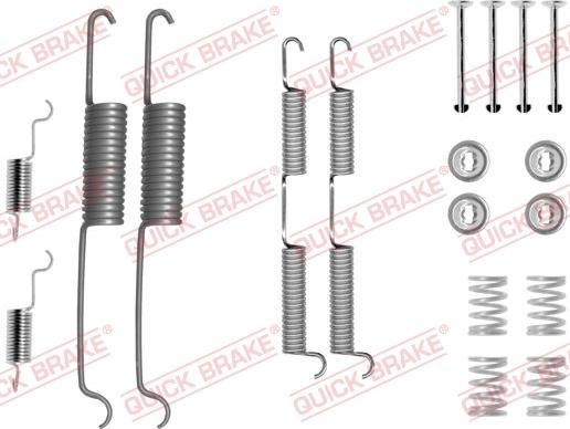 Kawe 105-0727 - Kit d'accessoires, mâchoire de frein cwaw.fr