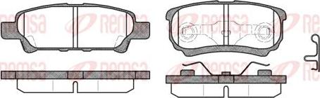 Kawe 1051 02 - Kit de plaquettes de frein, frein à disque cwaw.fr