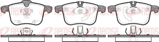 Kawe 1053 00 - Kit de plaquettes de frein, frein à disque cwaw.fr