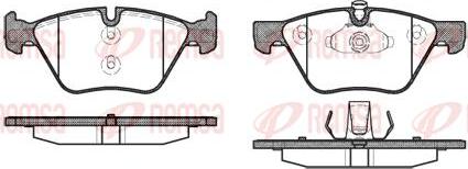 Kawe 1052 00 - Kit de plaquettes de frein, frein à disque cwaw.fr