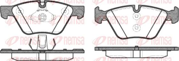 Kawe 1052 30 - Kit de plaquettes de frein, frein à disque cwaw.fr