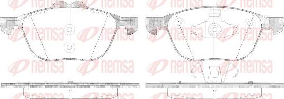 Kawe 1082 50 - Kit de plaquettes de frein, frein à disque cwaw.fr