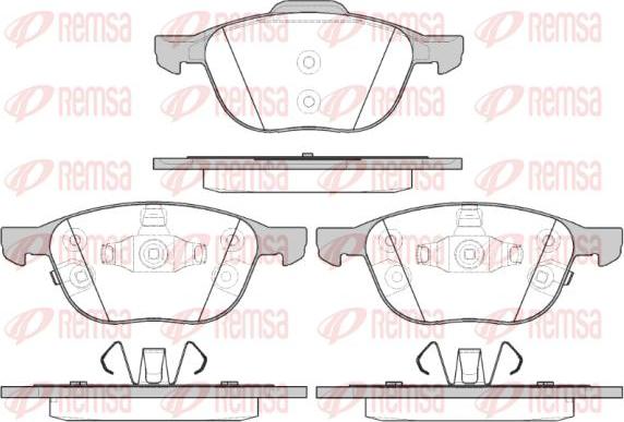 Kawe 1082 12 - Kit de plaquettes de frein, frein à disque cwaw.fr