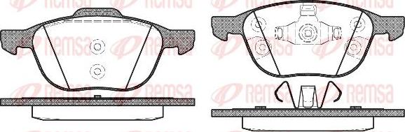 Kawe 1082 30 - Kit de plaquettes de frein, frein à disque cwaw.fr