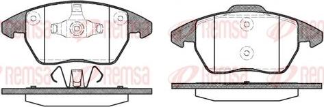 Kawe 1030 10 - Kit de plaquettes de frein, frein à disque cwaw.fr