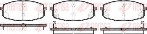 Kawe 1038 02 - Kit de plaquettes de frein, frein à disque cwaw.fr