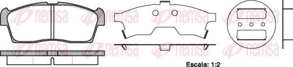 Kawe 1199 00 - Kit de plaquettes de frein, frein à disque cwaw.fr