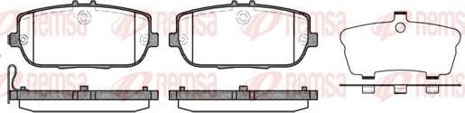 Kawe 1190 01 - Kit de plaquettes de frein, frein à disque cwaw.fr