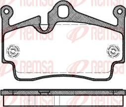 Kawe 1191 00 - Kit de plaquettes de frein, frein à disque cwaw.fr