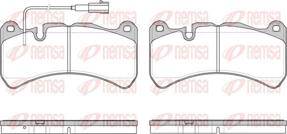 Kawe 1192 11 - Kit de plaquettes de frein, frein à disque cwaw.fr