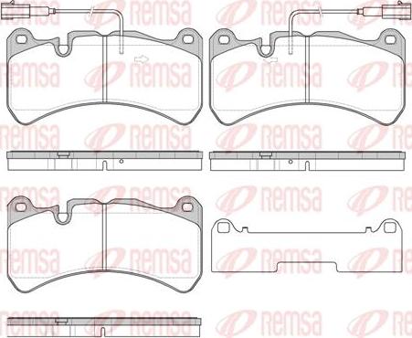 Kawe 1192 24 - Kit de plaquettes de frein, frein à disque cwaw.fr