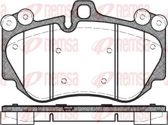 Kawe 1140 00 - Kit de plaquettes de frein, frein à disque cwaw.fr