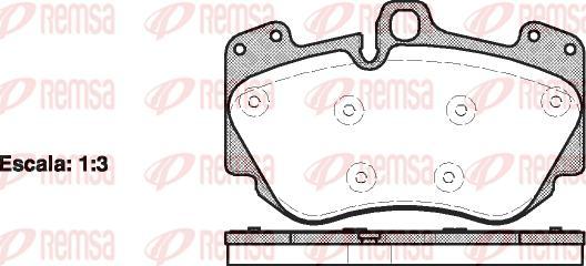 Kawe 1140 10 - Kit de plaquettes de frein, frein à disque cwaw.fr