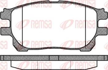 Kawe 1143 00 - Kit de plaquettes de frein, frein à disque cwaw.fr