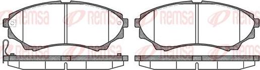 Kawe 1151 00 - Kit de plaquettes de frein, frein à disque cwaw.fr