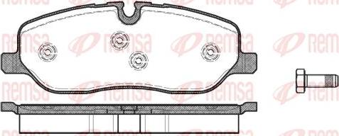 Kawe 1158 00 - Kit de plaquettes de frein, frein à disque cwaw.fr