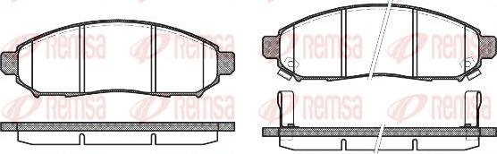 Kawe 1162 12 - Kit de plaquettes de frein, frein à disque cwaw.fr