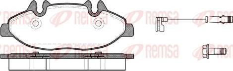 Kawe 1109 02 - Kit de plaquettes de frein, frein à disque cwaw.fr