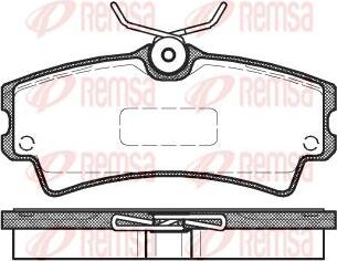 Kawe 1104 00 - Kit de plaquettes de frein, frein à disque cwaw.fr