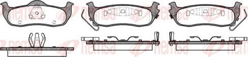 Kawe 1106 02 - Kit de plaquettes de frein, frein à disque cwaw.fr