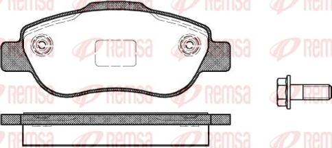 Kawe 1100 00 - Kit de plaquettes de frein, frein à disque cwaw.fr