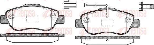 Kawe 1100 11 - Kit de plaquettes de frein, frein à disque cwaw.fr