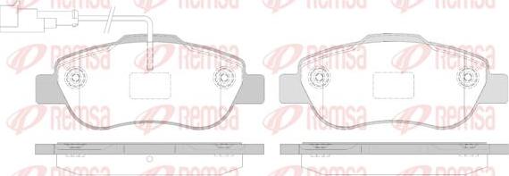 Kawe 1100 12 - Kit de plaquettes de frein, frein à disque cwaw.fr